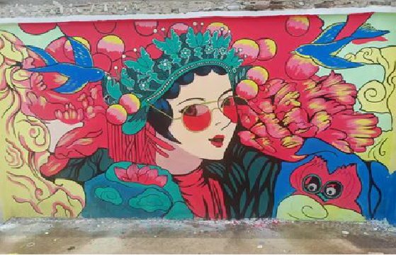 淮安墙体彩绘-网红墙