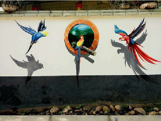 淮安视觉错位-3D墙绘设计