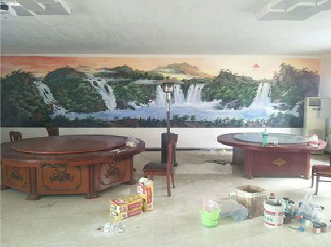 淮安墙绘-写实风景