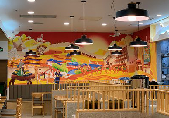 淮安商业空间彩绘介绍。