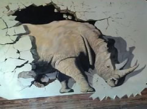 淮安在墙绘中，如何绘制3D效果？