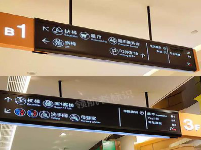 淮安如何通过商场标识牌引导客流分布？