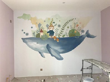 淮安手绘墙的特点及优势。